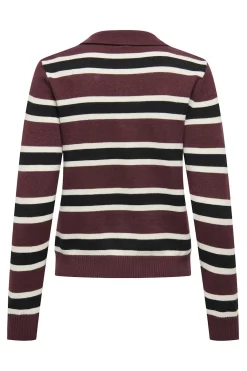 Only Polo de punto rayas^Mujer Polos