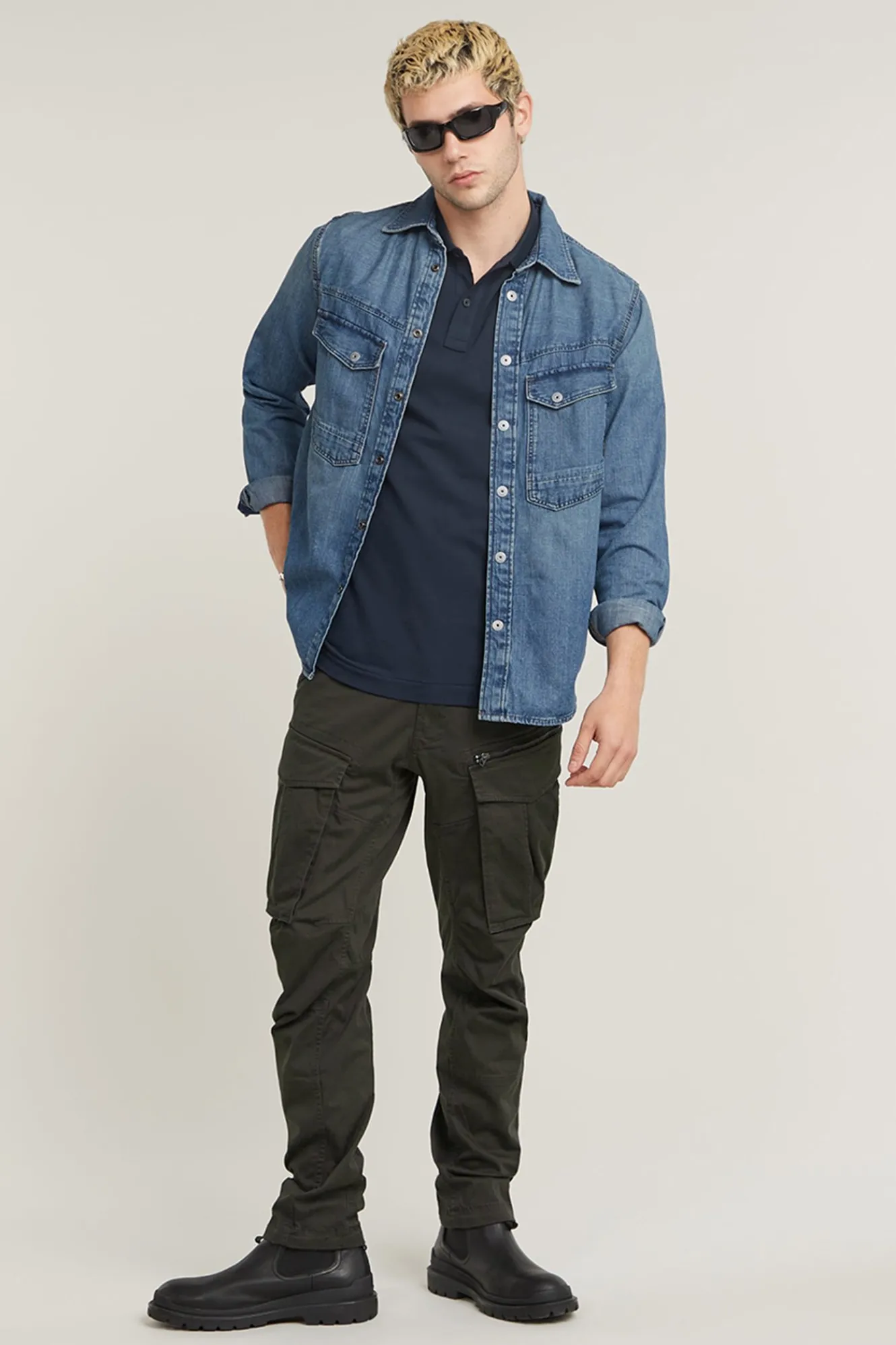 G-STAR Polo Dunda manga corta y corte ajustado^Hombre Polos