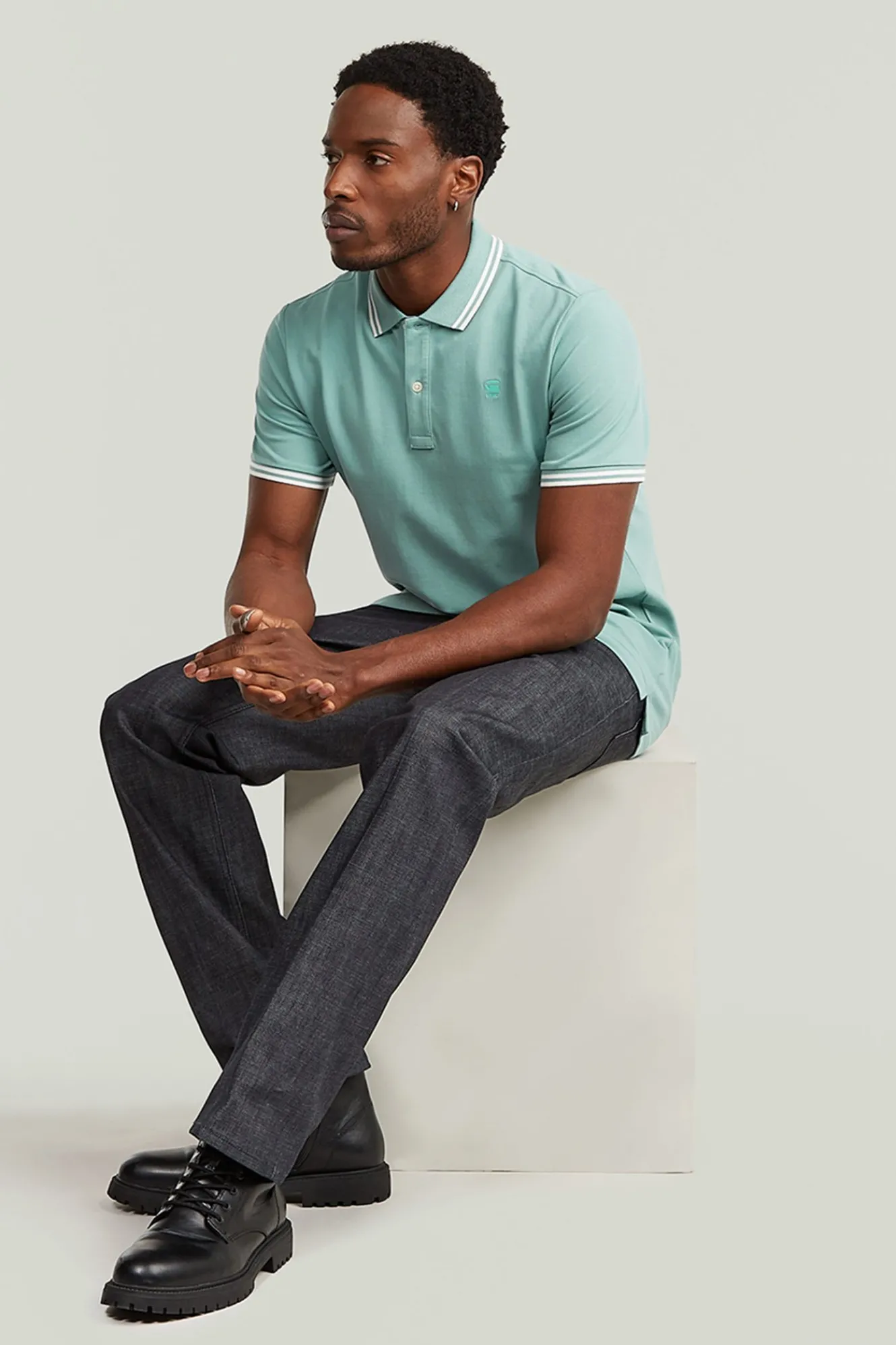 G-STAR Polo Dunda manga corta y corte ajustado^Hombre Polos