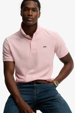 Superdry Polo manga corta piqu&eacute; b&aacute;sico^Hombre Polos