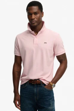 Superdry Polo manga corta piqu&eacute; b&aacute;sico^Hombre Polos