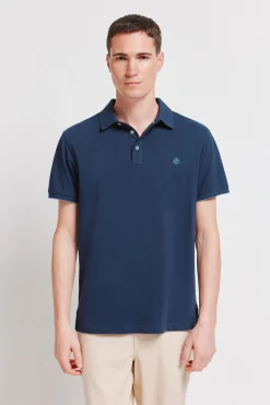 Springfield Polo piqu&eacute; contraste pu&ntilde;o slim fit^Hombre Polos