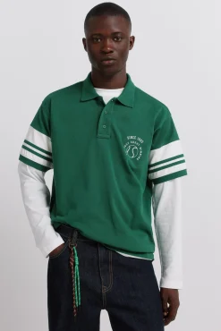 Springfield Polo piqu&eacute; mangas bloques contraste regular fit^Hombre Polos