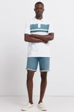 Springfield Polo piqu&eacute; rayas estampadas regular fit^Hombre Polos