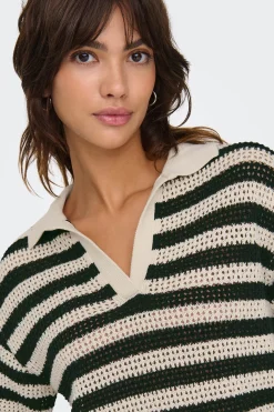 JDY Polo punto calado^Mujer Polos