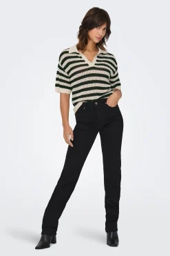 JDY Polo punto calado^Mujer Polos