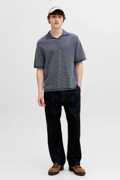 Jack & Jones Polo punto relaxed fit algod&oacute;n^Hombre Polos
