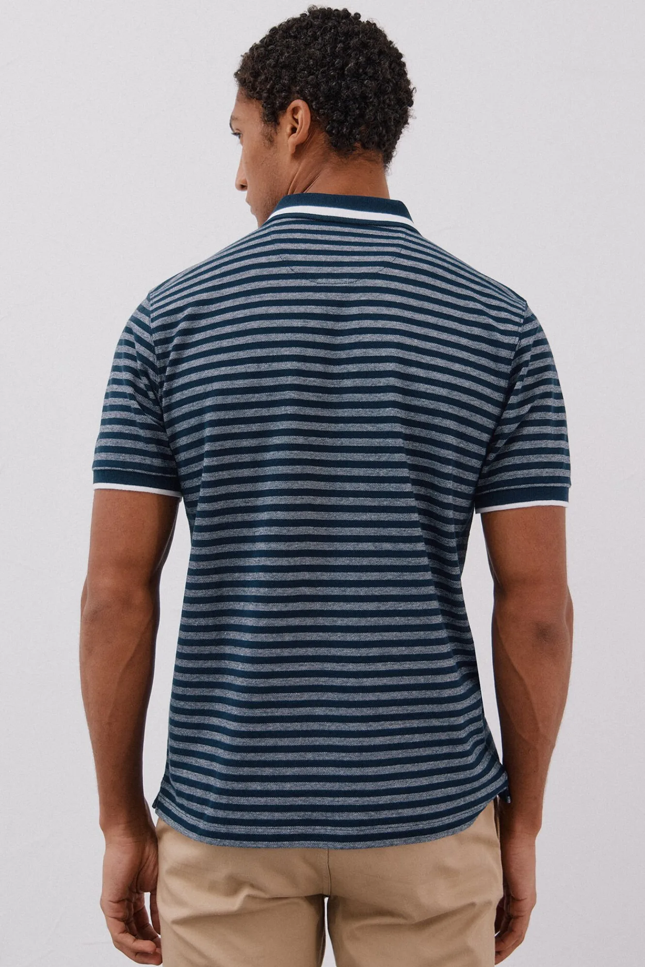 Cortefiel Polo rayas oxford^Hombre Polos