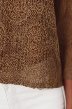 Cortefiel Polo r&uacute;stico bordado^Mujer Polos