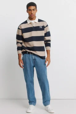 Springfield Polo rugby manga larga rayas^Hombre Polos