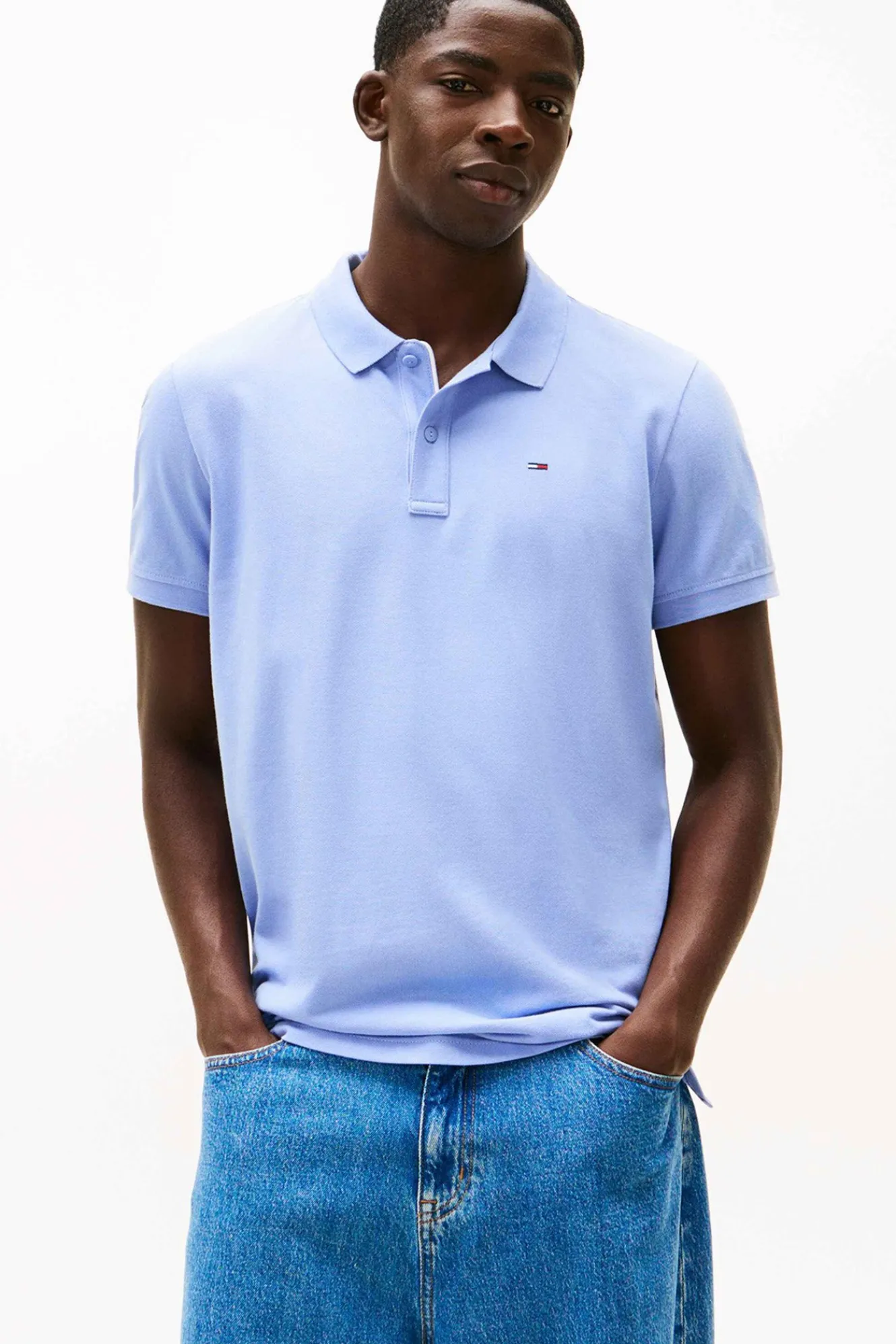 Tommy Jeans Polo slim de manga corta^Hombre Polos