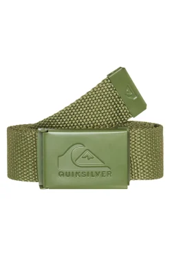 Quiksilver Principal Schwack - Cintur&oacute;n de algod&oacute;n para hombre^Hombre Cinturones