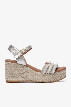 Popa Sandalia cuña baja señora Arambol Flecos^Mujer Sandalias