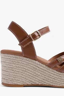 Popa Sandalia cu&ntilde;a baja se&ntilde;ora Marinha Tiras^Mujer Sandalias