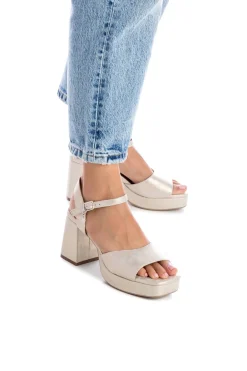 XTI sandalia de mujer antelina^Mujer Sandalias