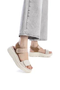 XTI Sandalia tiras el&aacute;sticas velcro^Mujer Sandalias