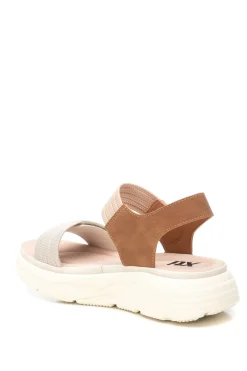 XTI Sandalia tiras el&aacute;sticas velcro^Mujer Sandalias