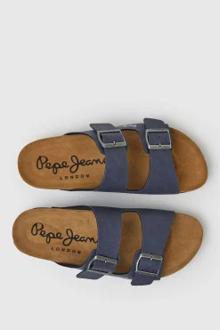 Pepe Jeans Sandalias Con Doble Hebilla^Hombre Sandalias