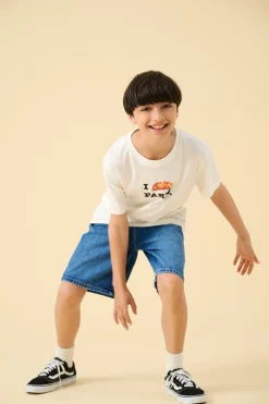 Only & Sons Junior Short denim de corte holgado^Niños Pantalones