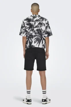 Only & Sons Short denim de hombre regular fit.^Hombre Bermudas|Pantalones