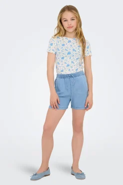Only Girls Short denim ligero^Niños Pantalones