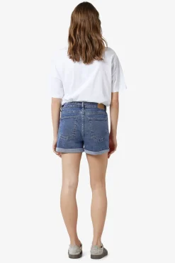 Noisy May Short vaquero b&aacute;sico con dobladillo de cinco bolsillos.^Mujer Jeans|Pantalones