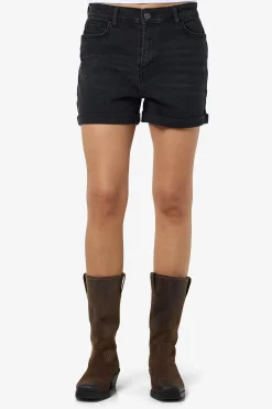 Noisy May Short vaquero b&aacute;sico con dobladillo de cinco bolsillos.^Mujer Jeans|Pantalones