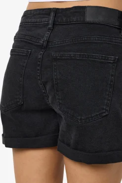 Noisy May Short vaquero b&aacute;sico con dobladillo de cinco bolsillos.^Mujer Jeans|Pantalones