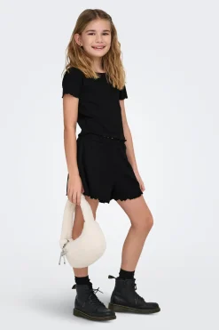 Only Girls Shorts con cintura el&aacute;stica^Niños Pantalones