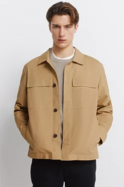 Springfield Sobrecamisa algod&oacute;n cremallera^Hombre Camisas