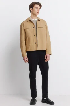 Springfield Sobrecamisa algod&oacute;n cremallera^Hombre Camisas