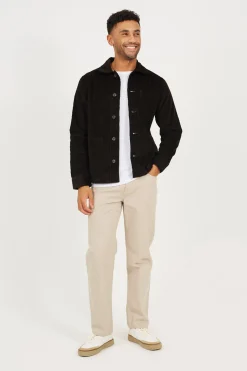 Brave Soul Sobrecamisa cierre de botones^Hombre Camisas