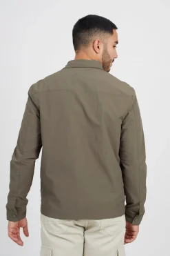 Brave Soul Sobrecamisa cierre de cremallera^Hombre Camisas