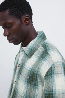 Springfield Sobrecamisa cuadros overshirt^Hombre Camisas