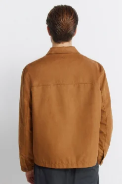 Springfield Sobrecamisa efecto ante^Hombre Cazadoras|Camisas