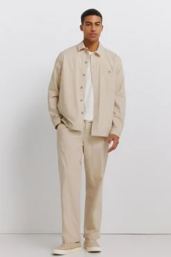 Springfield Sobrecamisa lino bolsillo^Hombre Camisas|Lino