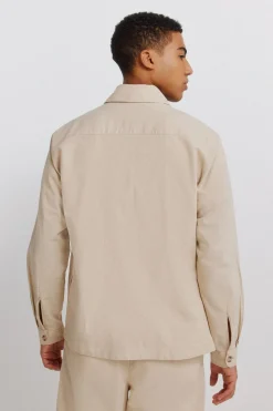 Springfield Sobrecamisa lino bolsillo^Hombre Camisas|Lino