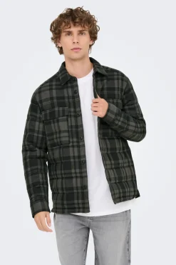 Only & Sons Sobrecamisa manga larga^Hombre Camisas