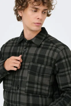 Only & Sons Sobrecamisa manga larga^Hombre Camisas