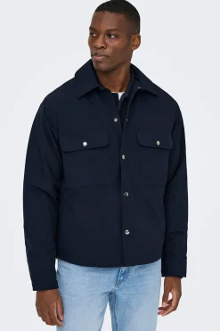 Only & Sons Sobrecamisa manga larga.^Hombre Camisas