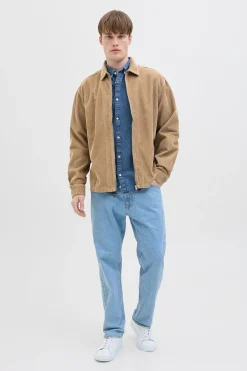 JJ REBEL Sobrecamisa regular fit corderoy^Hombre Camisas