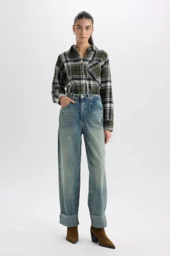 DeFacto Sobrecamisa retro^Mujer Camisas Y Blusas