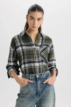 DeFacto Sobrecamisa retro^Mujer Camisas Y Blusas