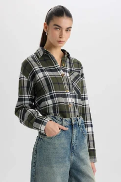 DeFacto Sobrecamisa retro^Mujer Camisas Y Blusas