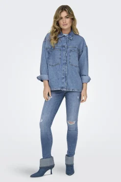 Only Sobrecamisa vaquera^Mujer Camisas Y Blusas