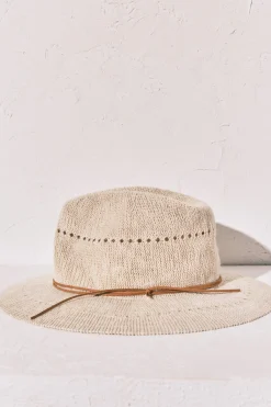 Women'secret Sombrero efecto rafia beige^Mujer Baño