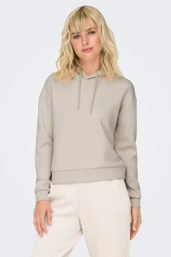 Only Play Sudadera b&aacute;sica con capucha^Mujer Deporte