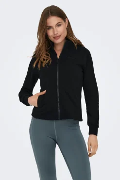 Only Play Sudadera b&aacute;sica cremallera^Mujer Deporte
