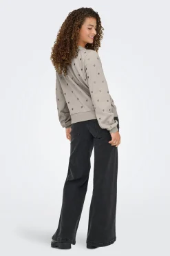 Only Sudadera bordado lurex^Mujer Sudaderas