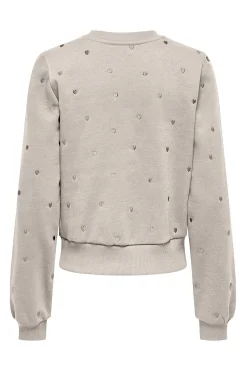 Only Sudadera bordado lurex^Mujer Sudaderas